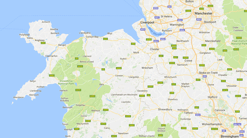 Areas we service in North Wales and the North West of the UK: